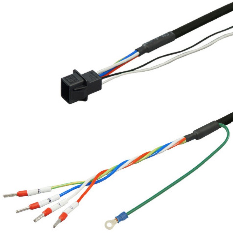 DSVPWAK-07BP-004-ESB 三菱電機J4対応電源ケーブル電磁ブレーキ付き<直結><コネクタ><可動><シールド有> ダイヤトレンド 長さ4m  DSVPWAK-07BP-004-ESB