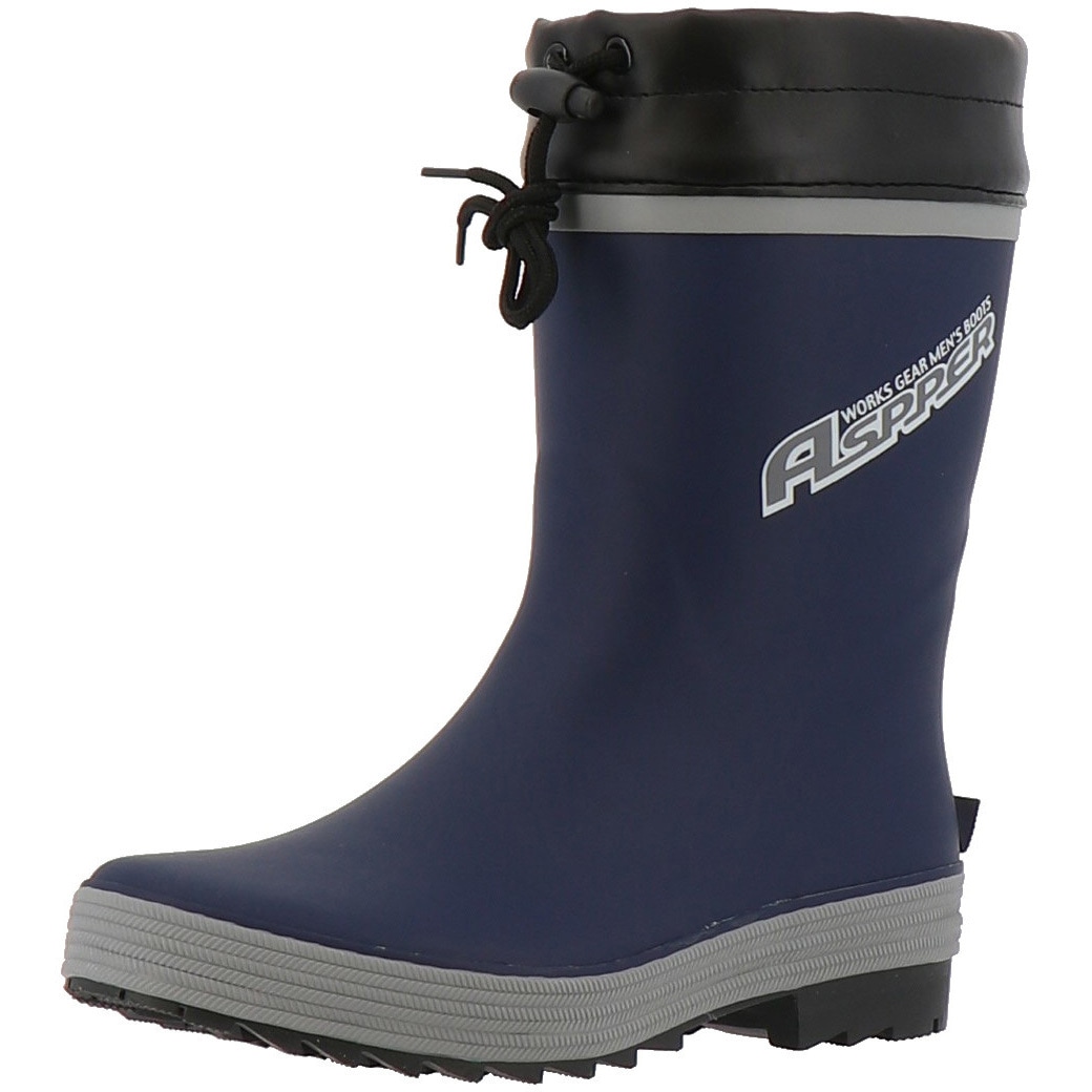 B0254KO-280 アスパー30030 ネイビー 弘進ゴム 長靴 ミドルカット
