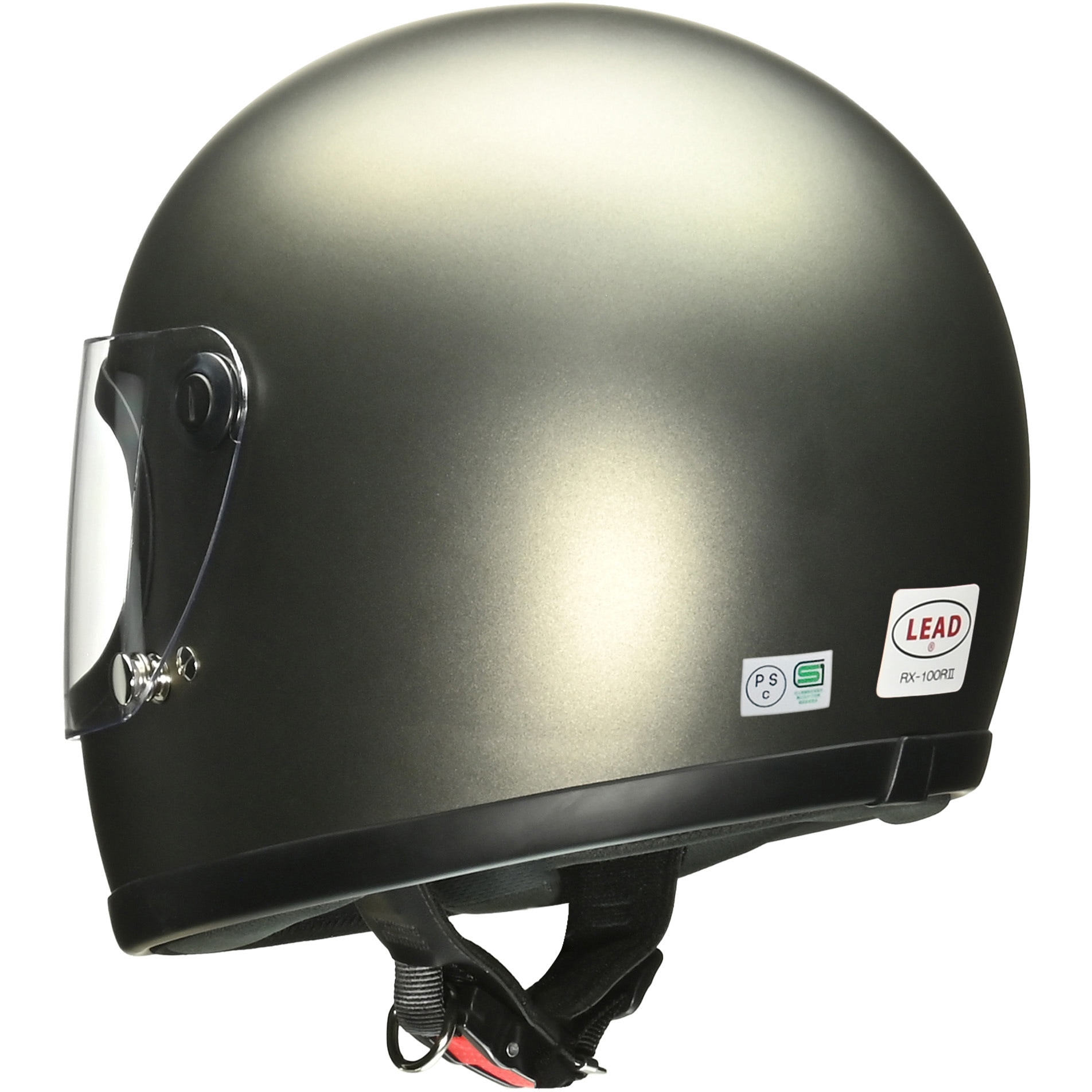ヘルメット RX-100R2 LEAD(リード工業) マットダークシルバー色 【通販