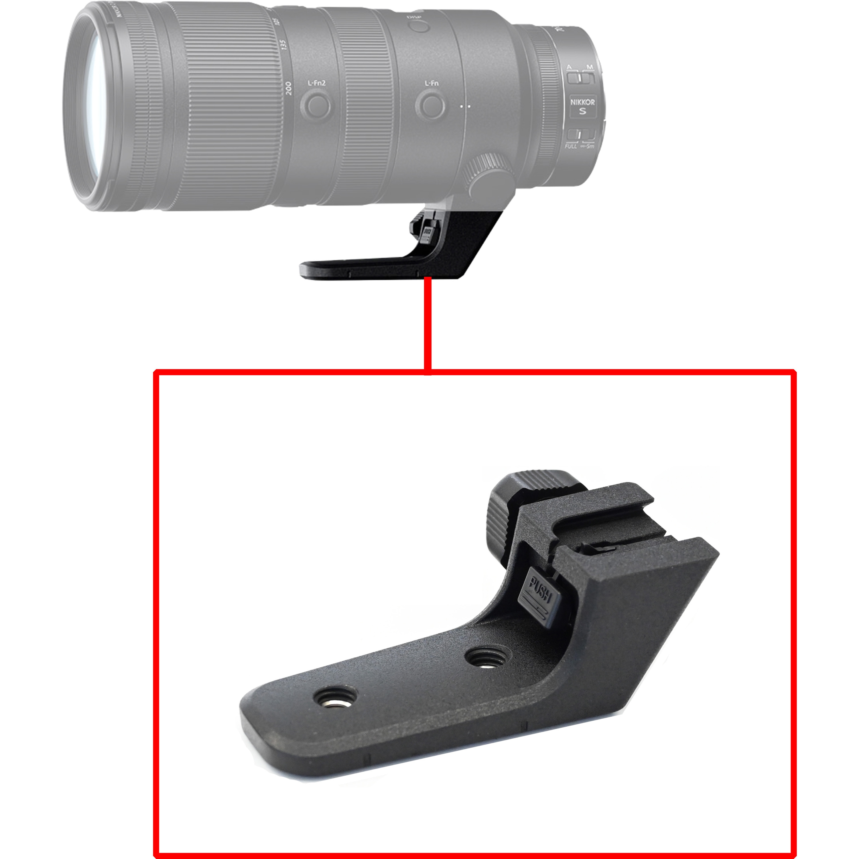 RPF0343 Z 70-200mm f/2.8 三脚座 1個 Nikon(ニコン) 【通販モノタロウ】