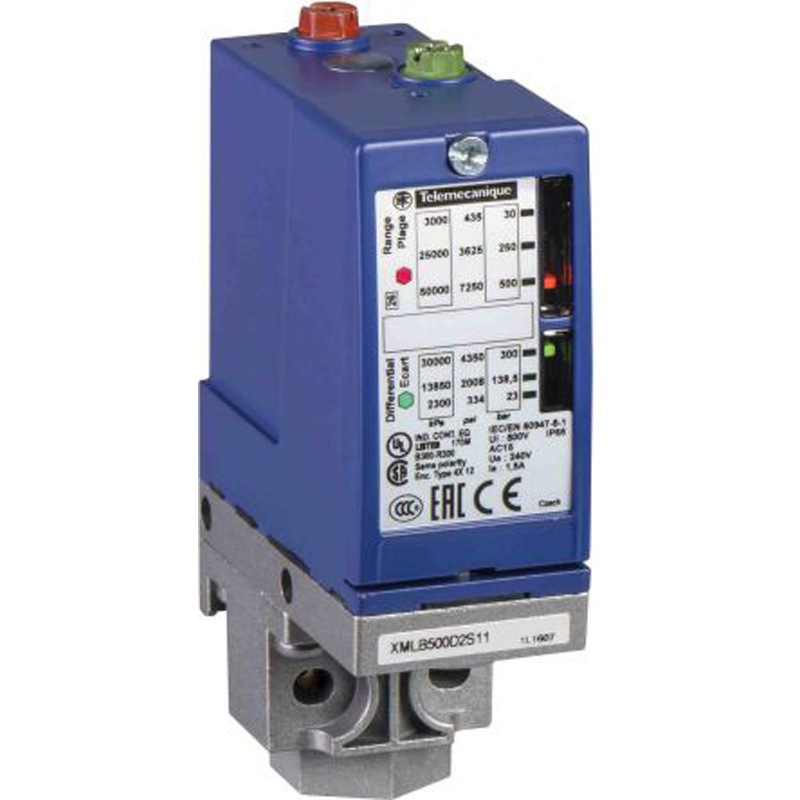 XMLB500N2S11 Telemecanique Sensors， 圧力スイッチ， 差動 1個 TELEMECANIQUE SENSORS 【通販モノタロウ】
