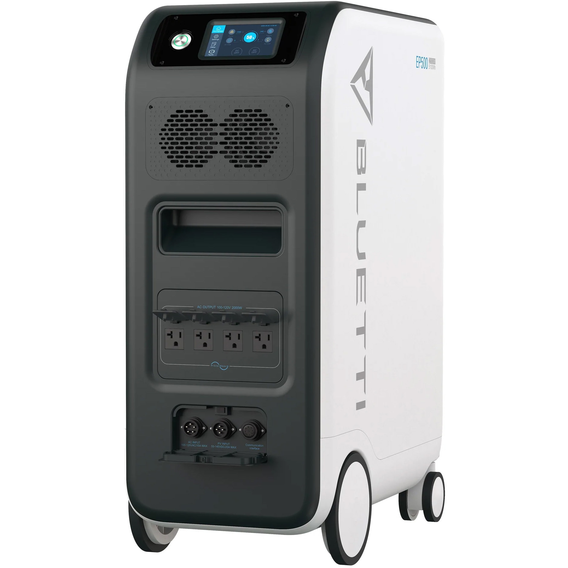 可搬型蓄電池 ポータブル電源 ブルーティ BLUETTI EP500 EP500 ポータブル電源 1台 BLUETTI(ブルーティ) 【通販モノタロウ】