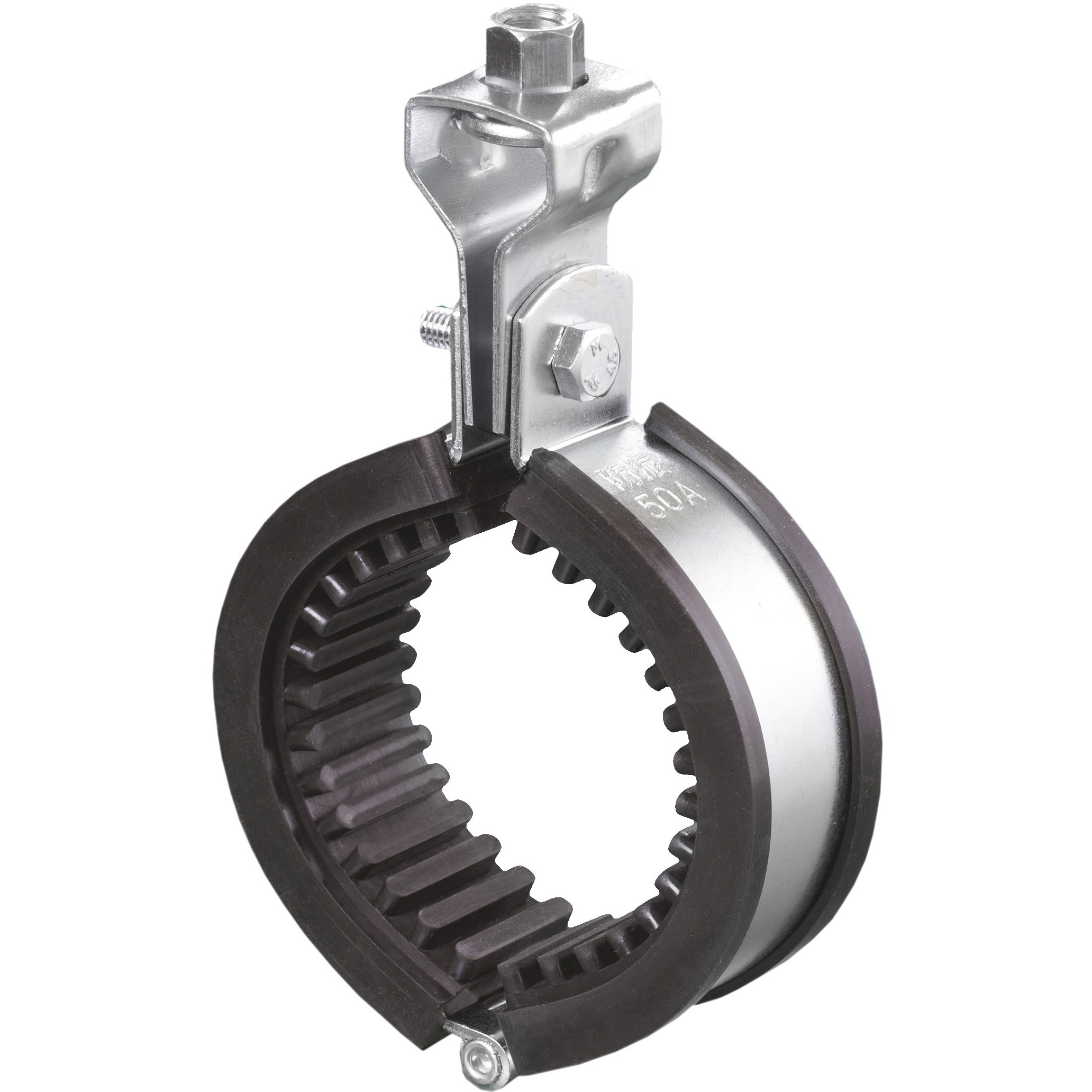 S-HHT15B10 ステンレス蝶番式防振吊バンド タン付(10t) 昭和 S-HHT15B10 ステンレス蝶番式防振吊バンド タン付(10t) 昭和