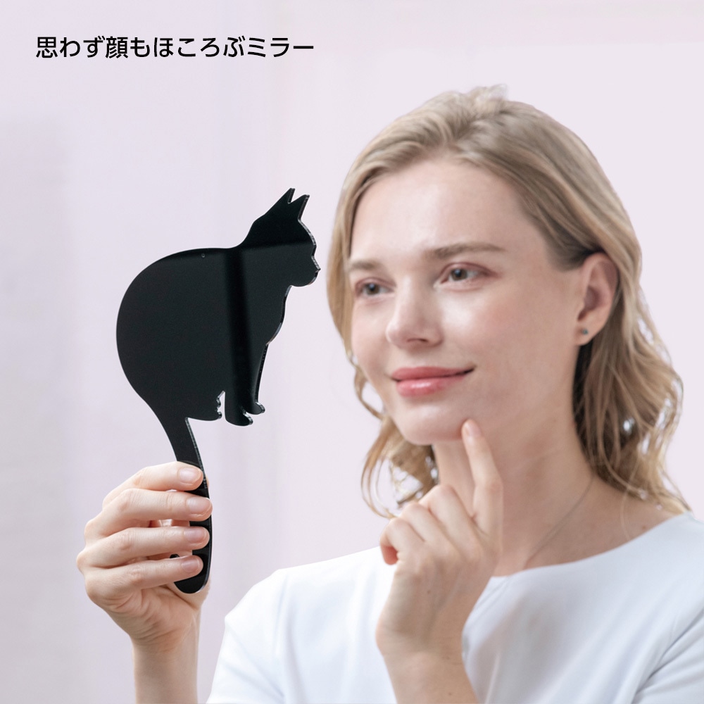 CM-05 CatMirror 堀内鏡工業 手持ちタイプ 形状:猫 【通販モノタロウ】