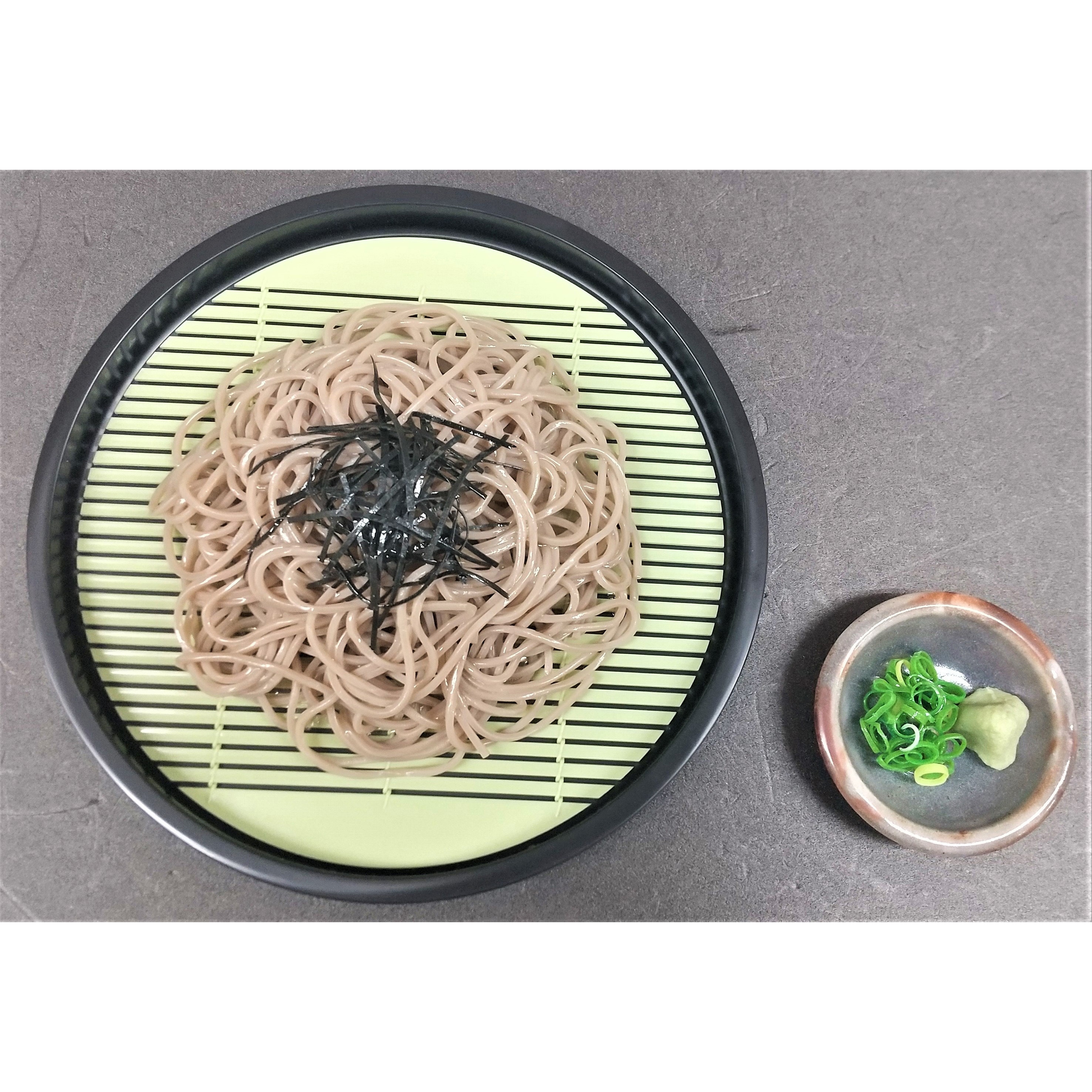 ざるそば 薬味付き(器なし) 食品サンプル 1セット イムラサンプル