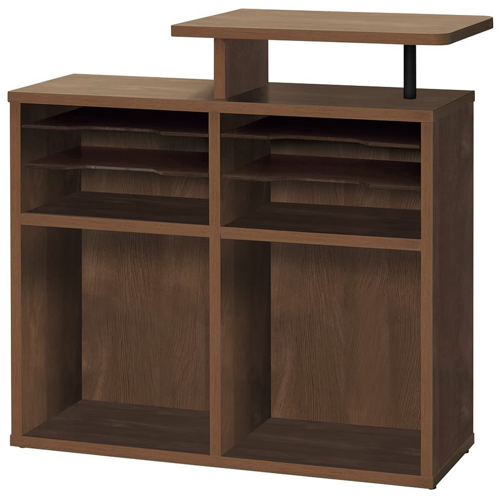 RFLC2-ST-7131DM2 ローカウンターII用 サイドテーブル アール・エフ・ヤマカワ ウォルナットG色 高さ700mm幅712mm奥行315mm  RFLC2-ST-7131DM2