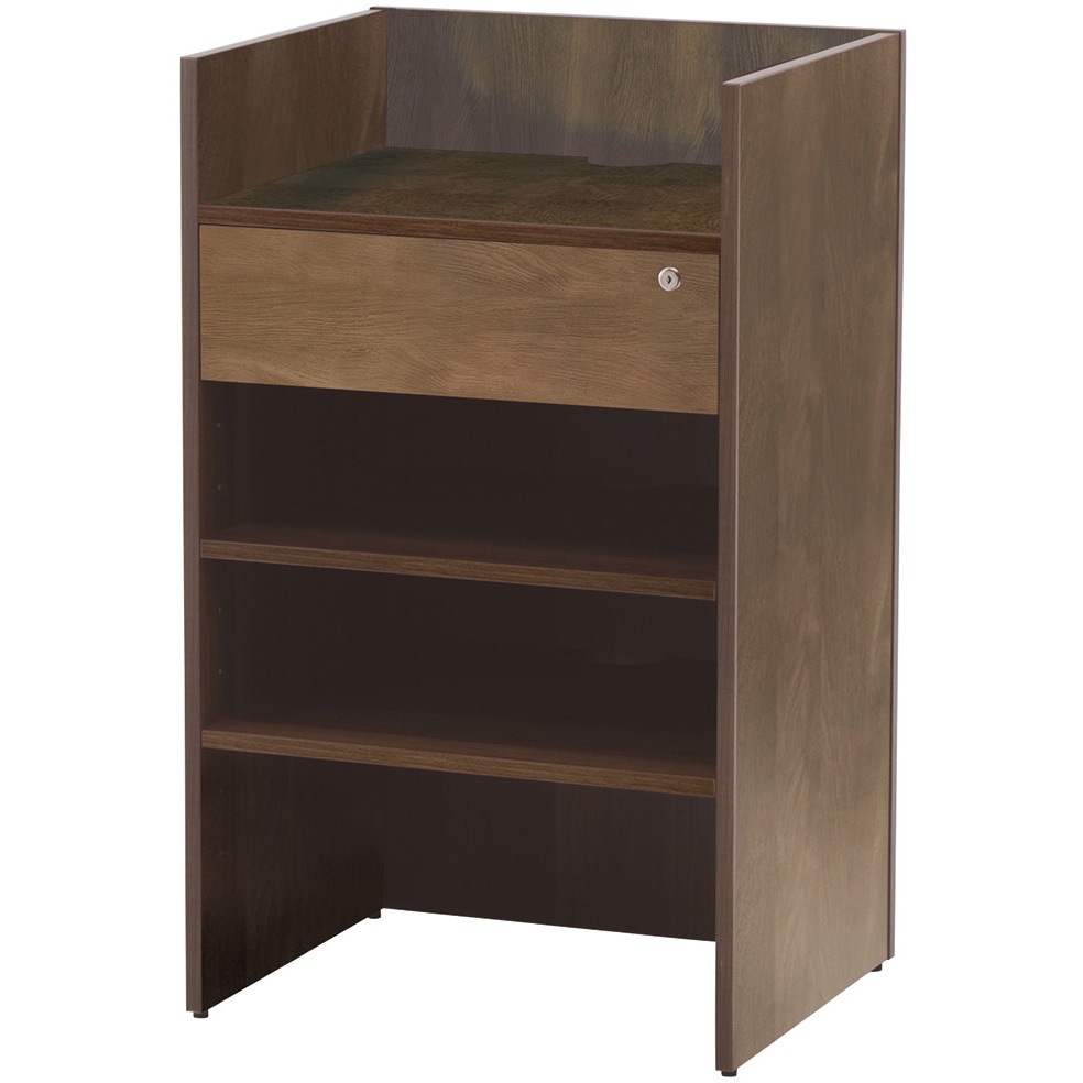 RFRGC2-DM2P レジカウンターII アール・エフ・ヤマカワ ウォルナットG色 高さ1000mm幅600mm奥行500mm  RFRGC2-DM2P