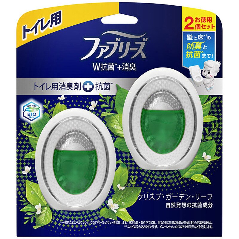 ファブリーズ消臭Wトイレ用消臭剤+抗菌 1セット(2個×12セット) P&G