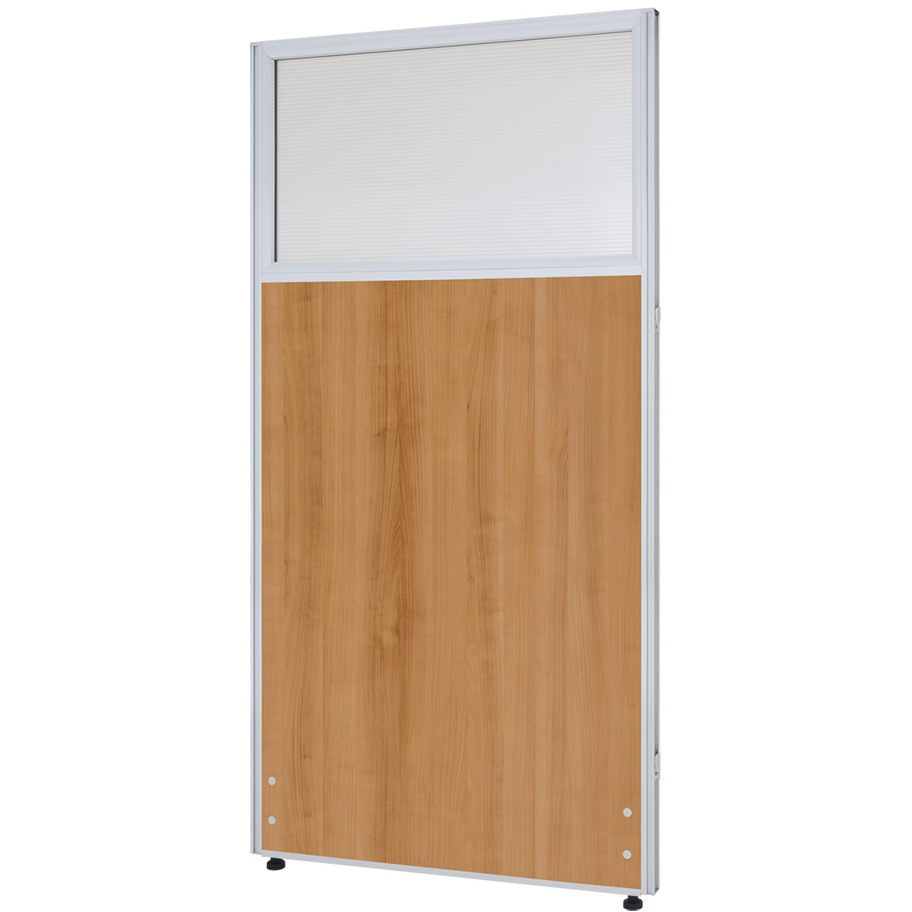 PPM0714-NW メラミン上部半透明ローパーテーション カグクロ ナチュラルウッド色 質量7.2kg 高さ1400mm  PPM0714-NW