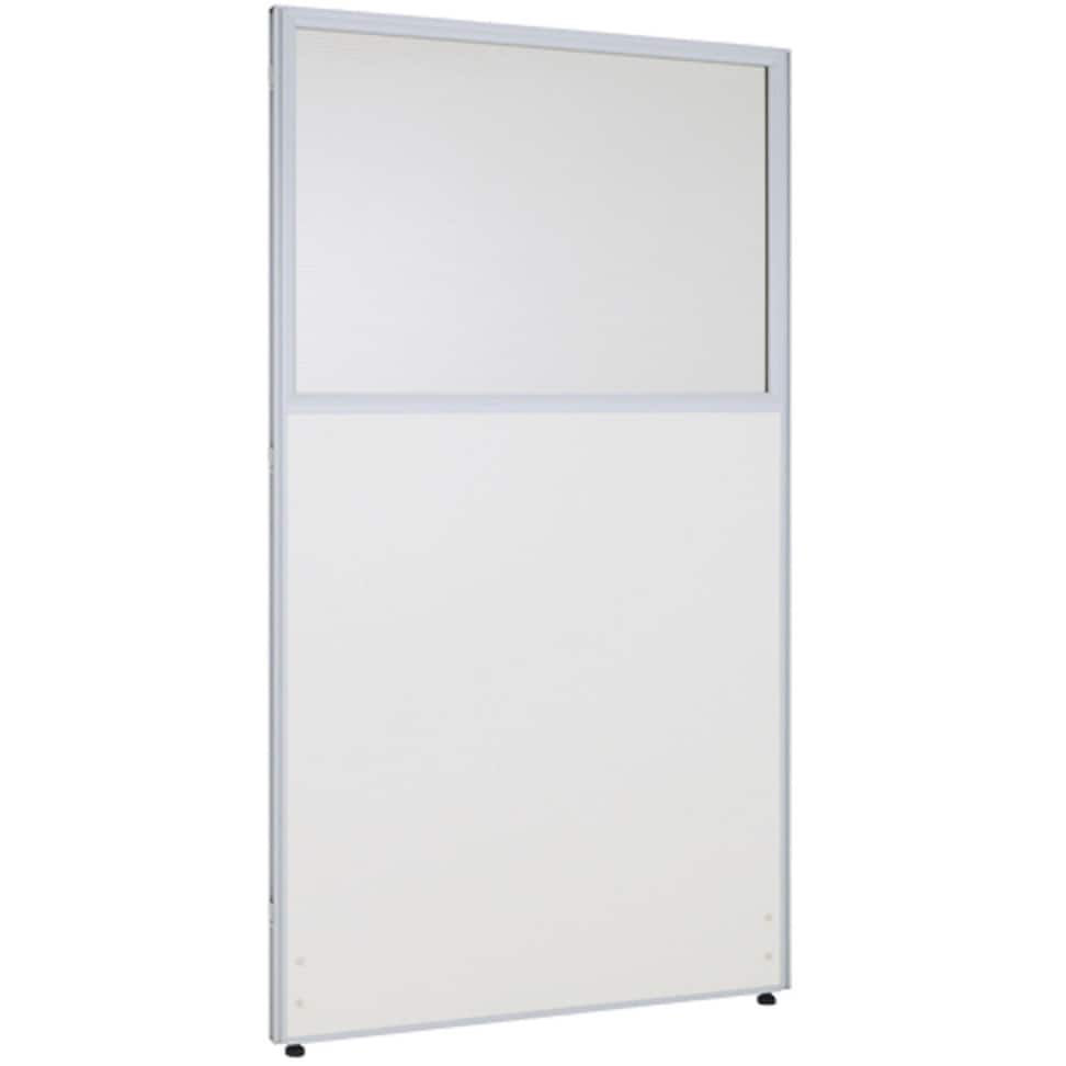 PPM0916-WH メラミン上部半透明ローパーテーション カグクロ 質量7.8kg 高さ1600mm  PPM0916-WH