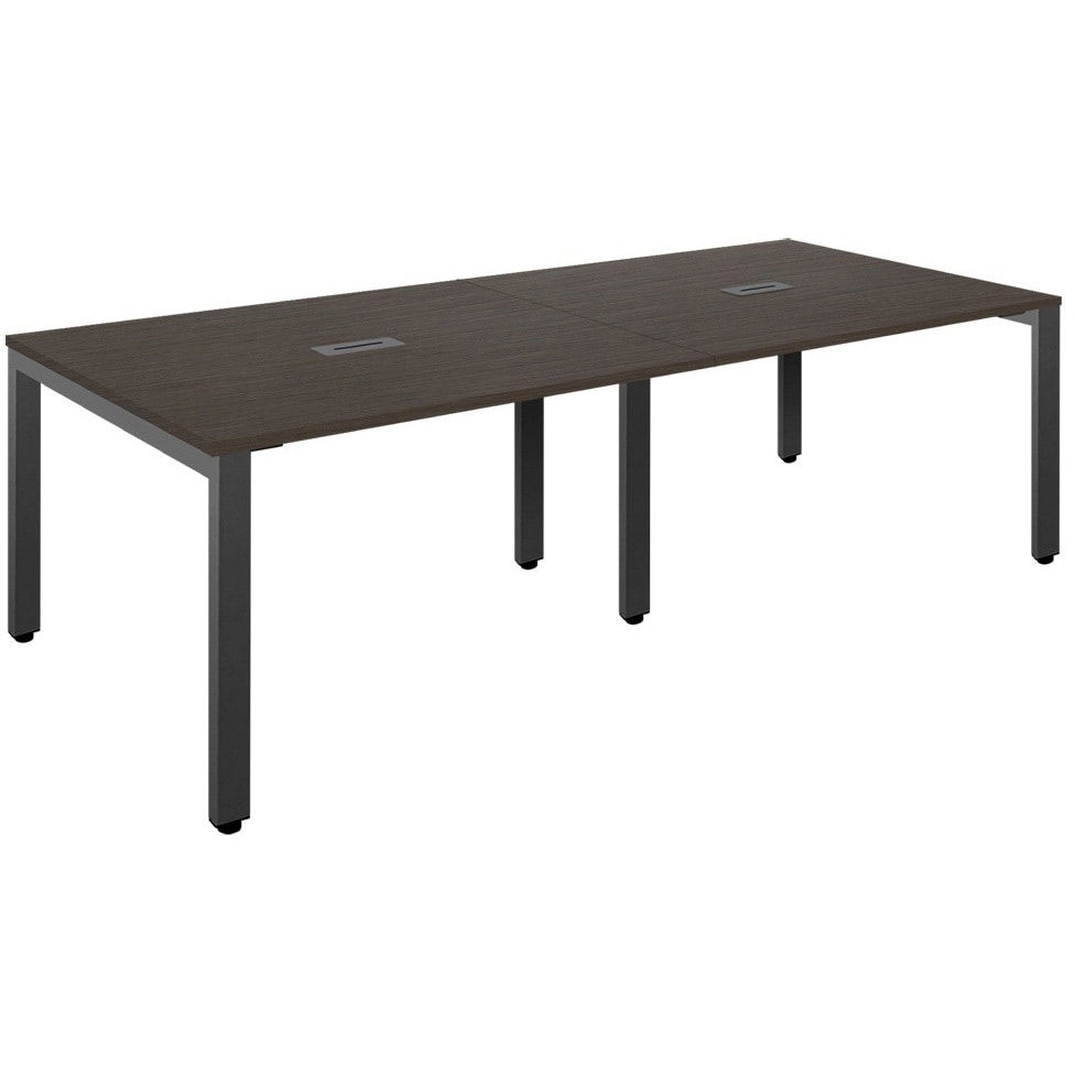 FAD-2412-DB フリーアドレステーブル カグクロ 高さ720mm幅2400mm奥行1200mm  FAD-2412-DB 38,987円