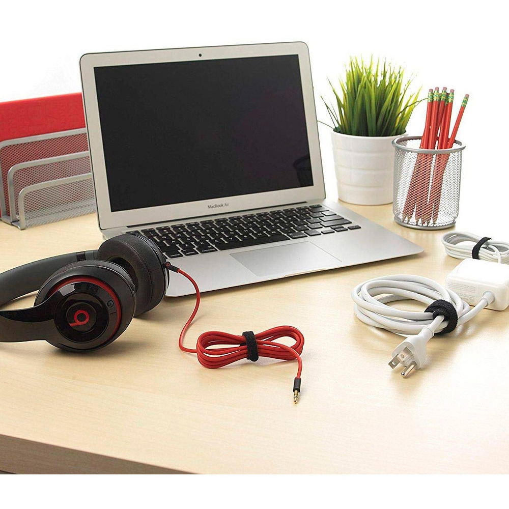 90927 薄型結束ベルト ベルクロ 黒色 入数25 幅12.7mm長さ0.2m