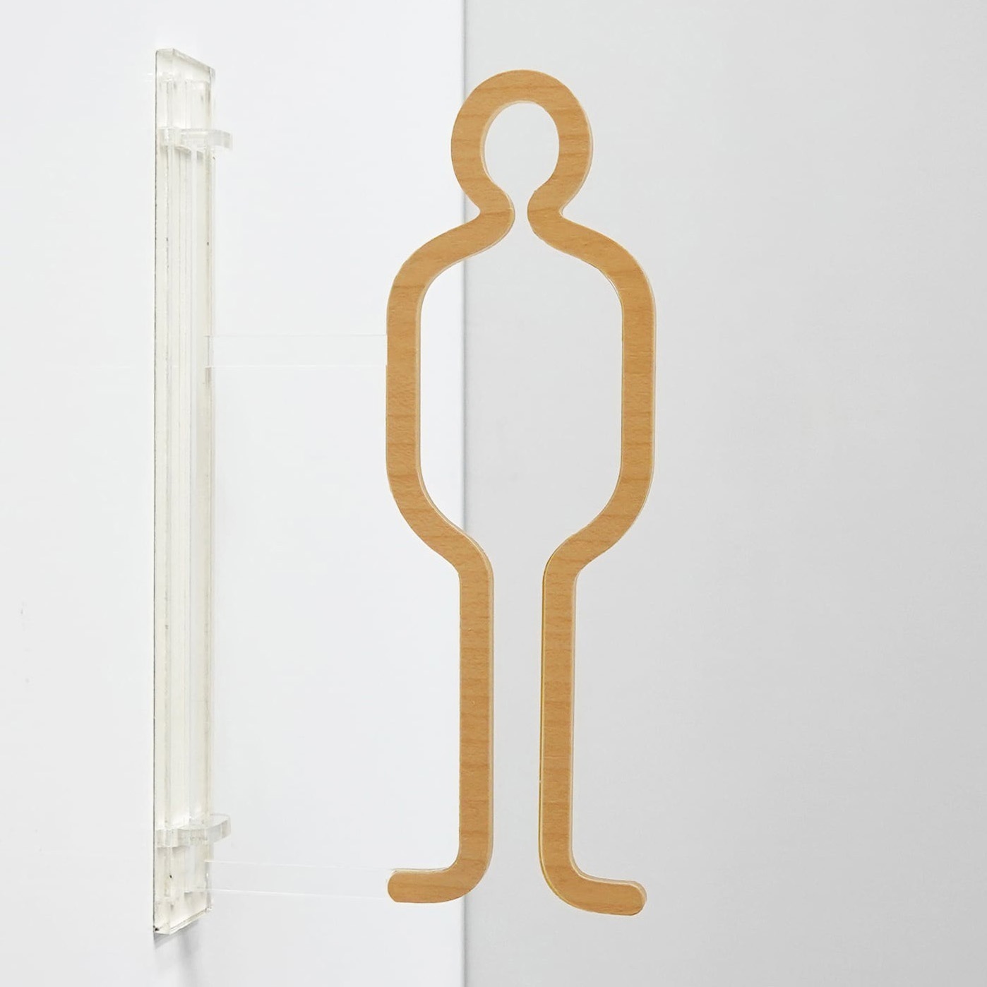 1way-0006-TW ツケレルン 1Wayピクトサイン 西崎ベース 男子トイレ 両面テープ(付属) 厚さ3mm  1way-0006-TW