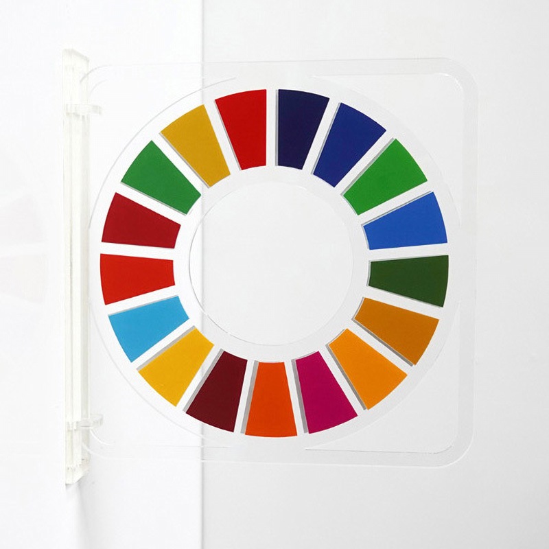 3way-0034 ツケレルン 3Wayピクトサイン 西崎ベース 表示内容SDGS 両面テープ(付属)