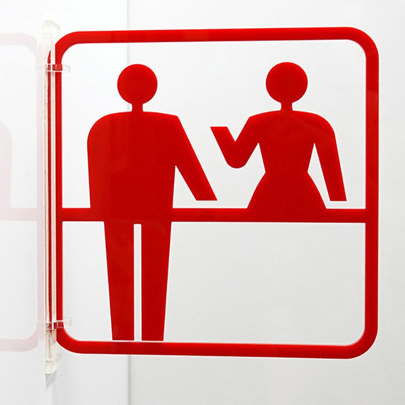 3way-0036-RE ツケレルン 3Wayピクトサイン 西崎ベース 受付 両面テープ(付属)