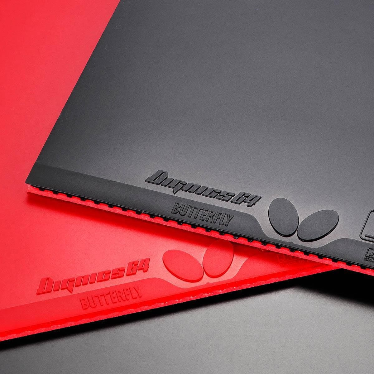 バタフライ(Butterfly) 卓球 ラバー ディグニクス 64 ハイテンション裏ラバー 06060 (レッド, 厚) 06060-006アツ 裏ラバー ディグニクス64 レッド BUTTERFLY 回転数11