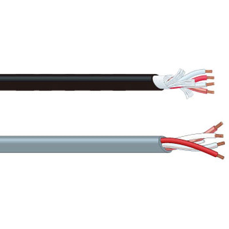 4S6 100M灰 スピーカケーブル4心 カナレ電気 灰色 全長100m外径6.4mm