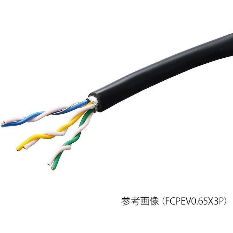 FCPEV 0.65mm×7p 通信用ケーブル 伸興電線 全長10m導体外径0.65mm - 【通販モノタロウ】