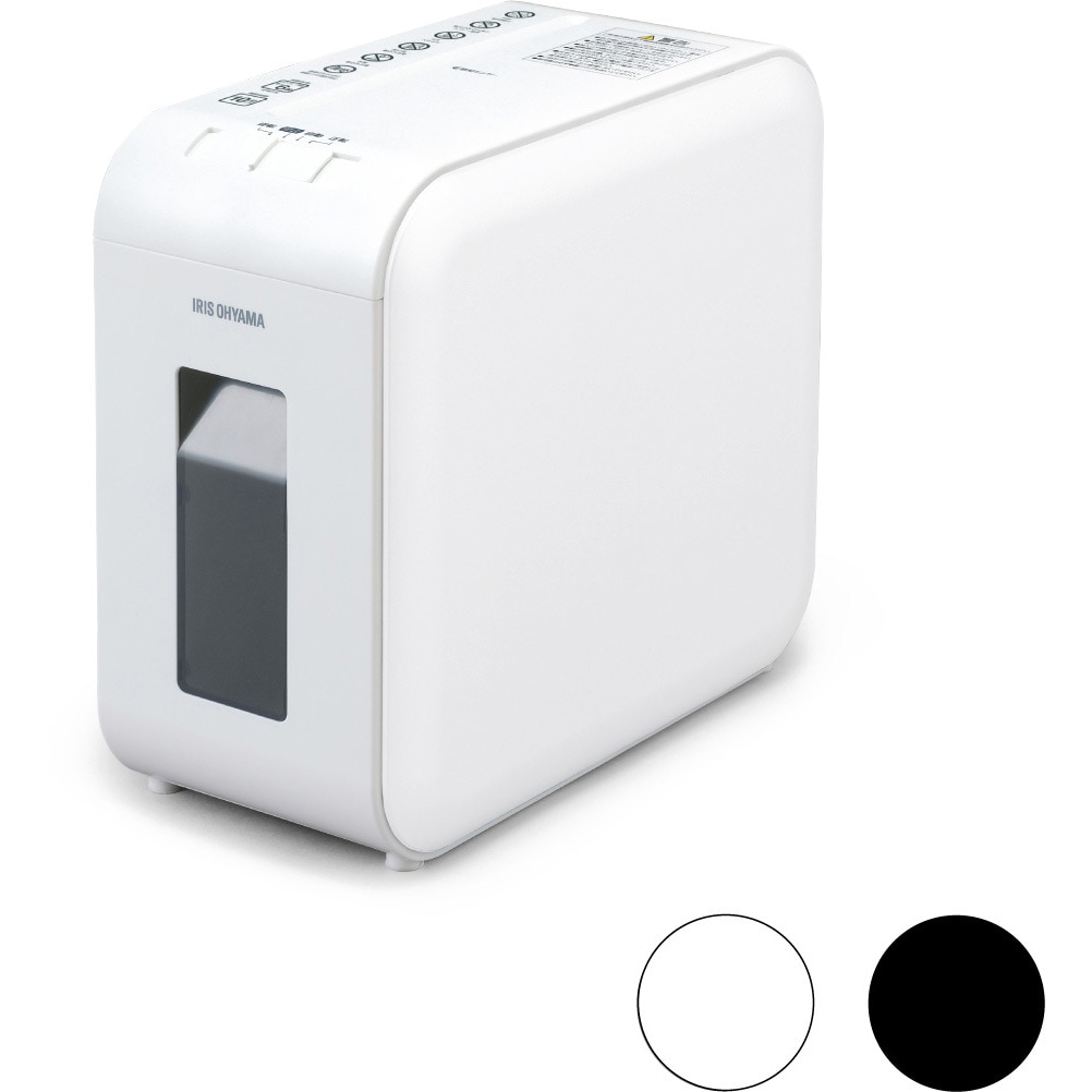 アイリスオーヤマ パーソナルシュレッダー 静音 P6HS75C-W P6HS75C-W パーソナルシュレッダー クロスカット アイリス