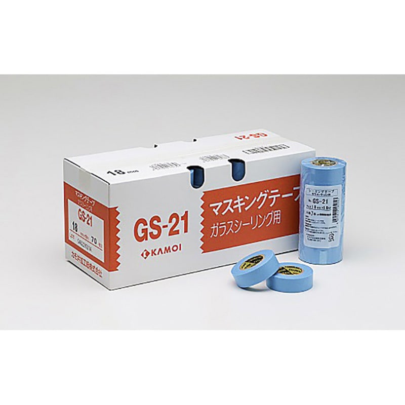 GS-21 シーリング用マスキングテープ GS-21 1箱(5巻×10パック) カモ井加工紙 【通販サイトMonotaRO】