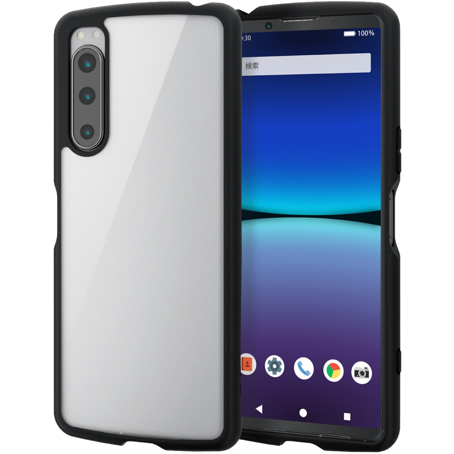 Xperia 5 IV (SO-54C/SOG09) ケース カバー ハイブリッド 耐衝撃