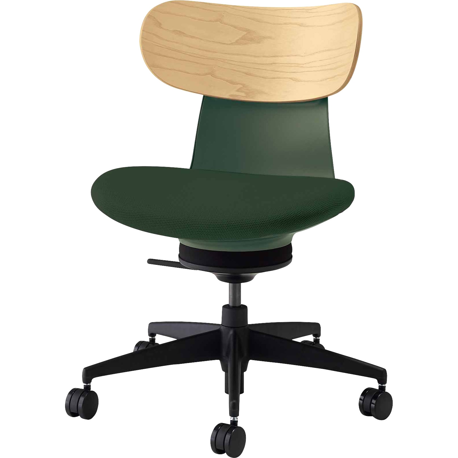 C05-B10CGW-Q6Q6701 オフィスチェア イングライフ 肘無 背合板タイプ 5本脚(配送・組立サービス付き) コクヨ キャスターあり