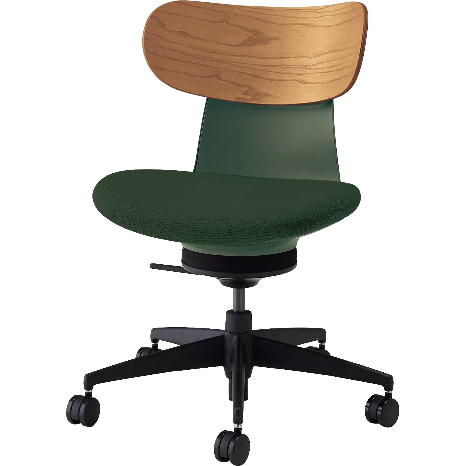 C05-B10CGU-Q6Q6731 オフィスチェア イングライフ 肘無 背合板タイプ 5 