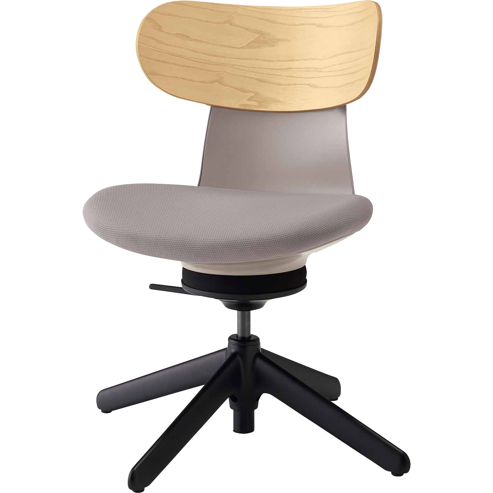 C05-B10CGL-MAMA701 オフィスチェア イングライフ 肘無 背合板タイプ 4本脚(配送・組立サービス付き) コクヨ キャスターあり