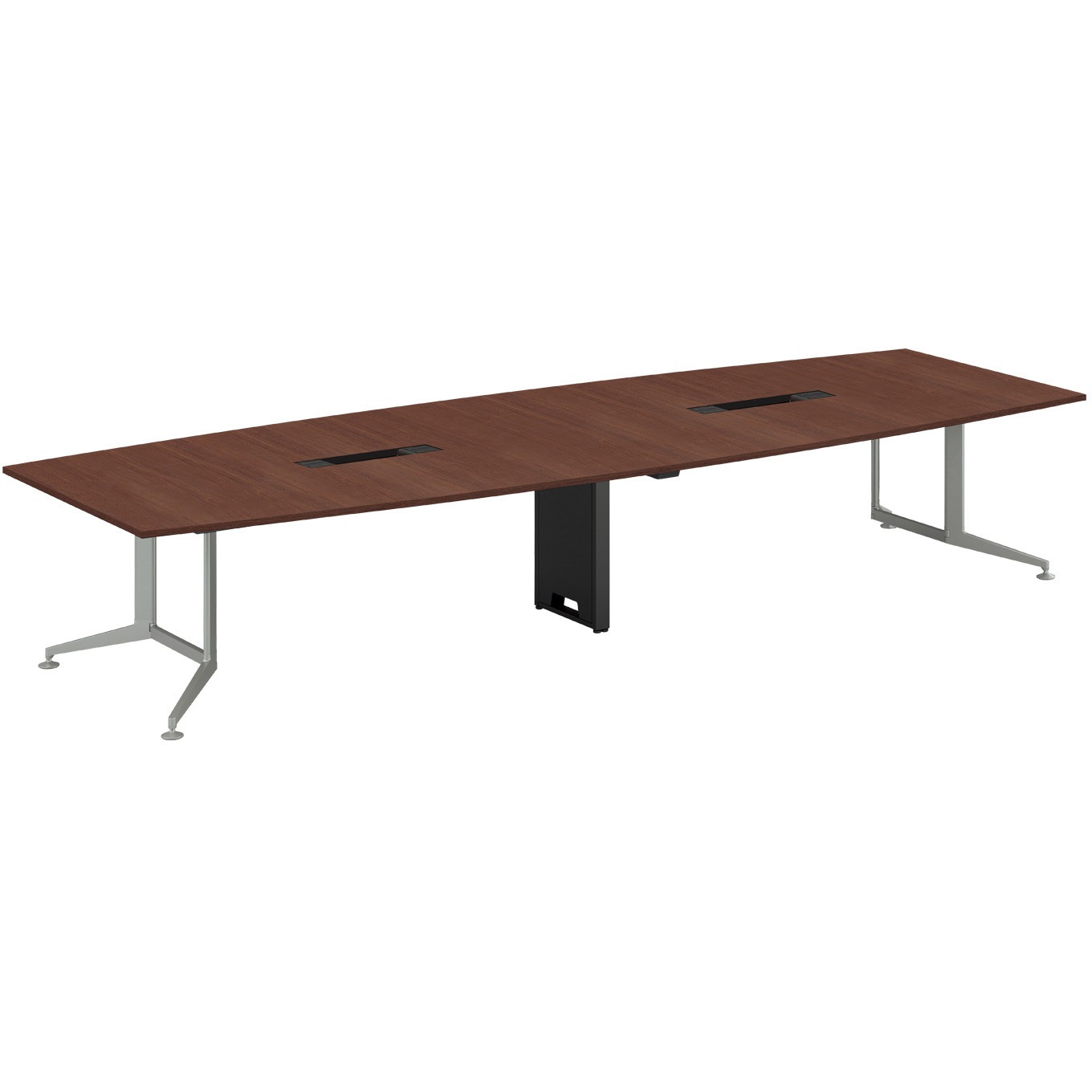 W40-BP4015CH-S1U51 会議テーブル WT400 ボート形トレー(配送・組立サービス付き) コクヨ 組立・設置・取付 高さ720mm幅4000mm奥行1500mm  W40-BP4015CH-S1U51