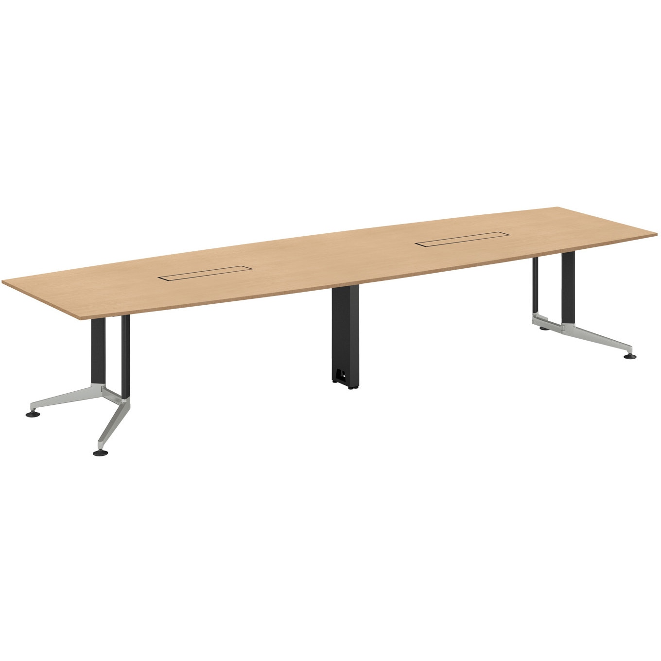 W40-BW3612PH-PMP11 会議テーブル WT400 ボート形配線有(配送・組立サービス付き) コクヨ 組立・設置・取付 高さ720mm幅3600mm奥行1200mm  W40-BW3612PH-PMP11