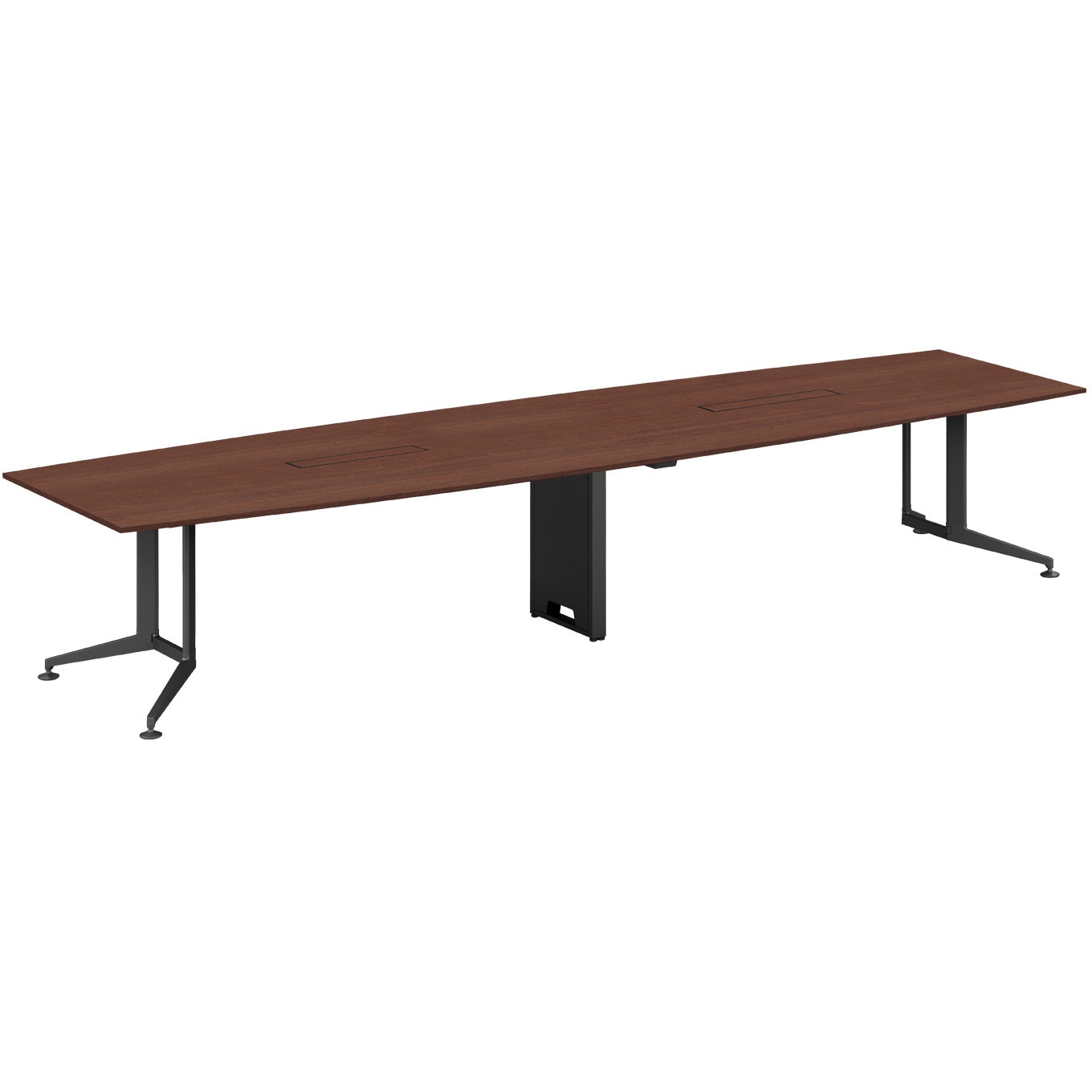 W40-BW4012CH-6AU51 会議テーブル WT400 ボート形配線有(配送・組立サービス付き) コクヨ 組立・設置・取付 高さ720mm幅4000mm奥行1200mm  W40-BW4012CH-6AU51 539,800円