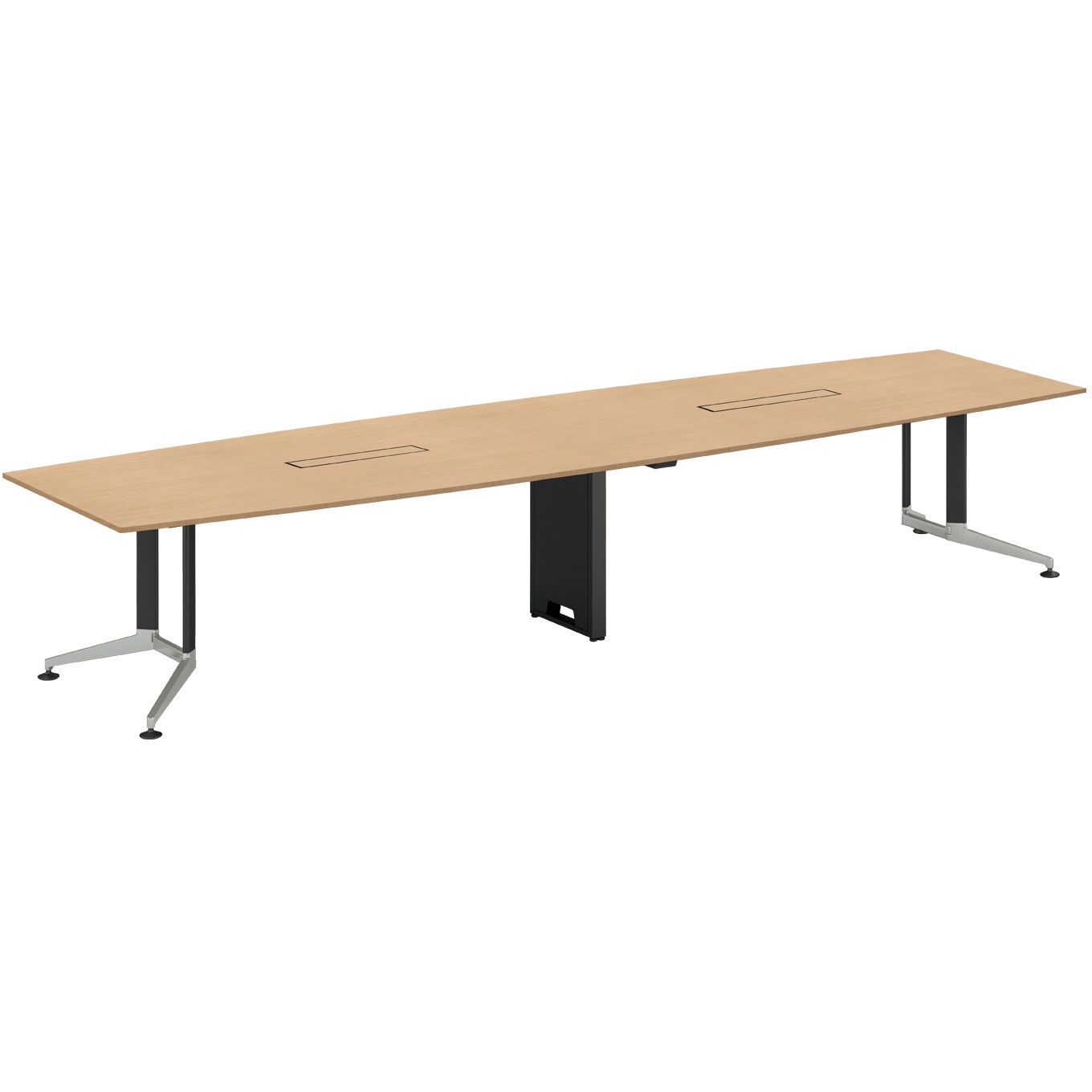 W40-BW4012PH-PMP11 会議テーブル WT400 ボート形配線有(配送・組立サービス付き) コクヨ 組立・設置・取付 高さ720mm幅4000mm奥行1200mm  W40-BW4012PH-PMP11