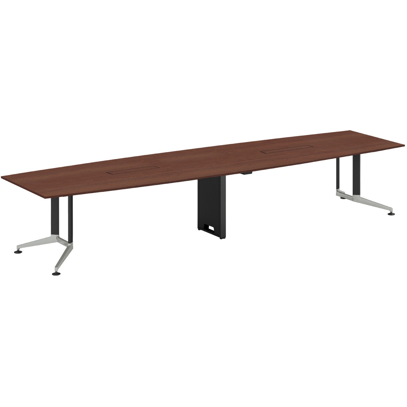 W40-BW4012PH-PMU51 会議テーブル WT400 ボート形配線有(配送・組立サービス付き) コクヨ 組立・設置・取付 高さ720mm幅4000mm奥行1200mm  W40-BW4012PH-PMU51