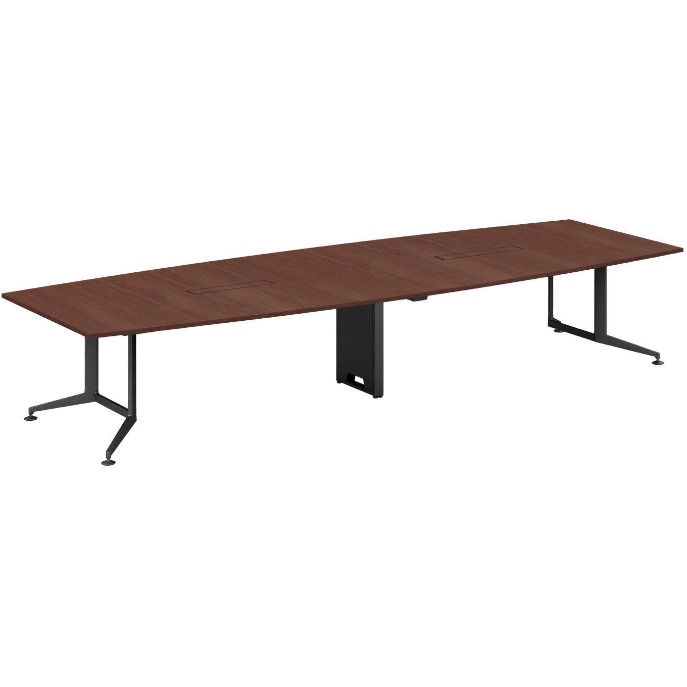 W40-BW4015CH-6AU51 会議テーブル WT400 ボート形配線有(配送・組立サービス付き) コクヨ 組立・設置・取付 高さ720mm幅4000mm奥行1500mm  W40-BW4015CH-6AU51