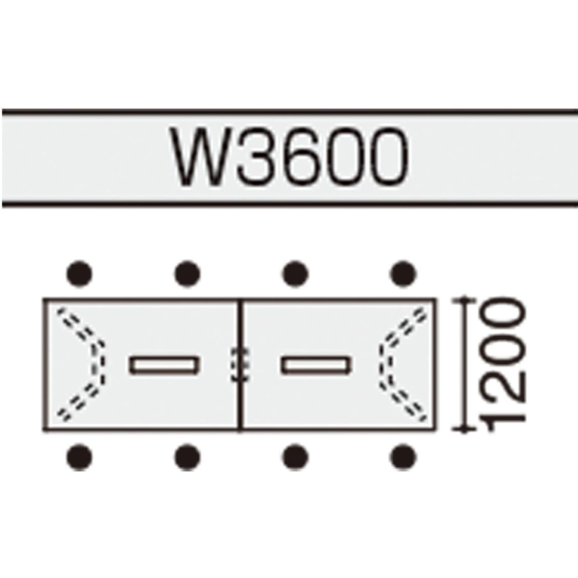 会議テーブル　ＷＴ４００　ボート形配線有 W40-BW3612CH-S1G81 20382247 送料無料 コクヨ kokuyo WT-400（ダブリューティー400）｜デスク／テーブル｜コクヨファニチャー