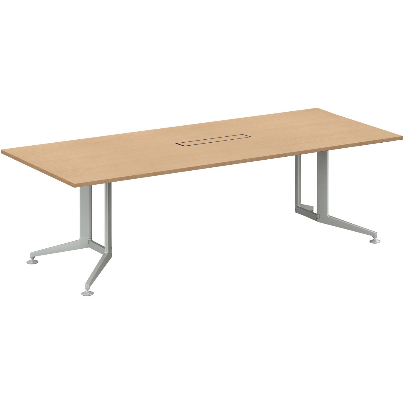 W40-KW2412CH-S1P11 会議テーブル WT400 角形 配線有 (配送・組立サービス付き) コクヨ 組立・設置・取付 高さ720mm幅2400mm奥行1200mm  W40-KW2412CH-S1P11 149,900円