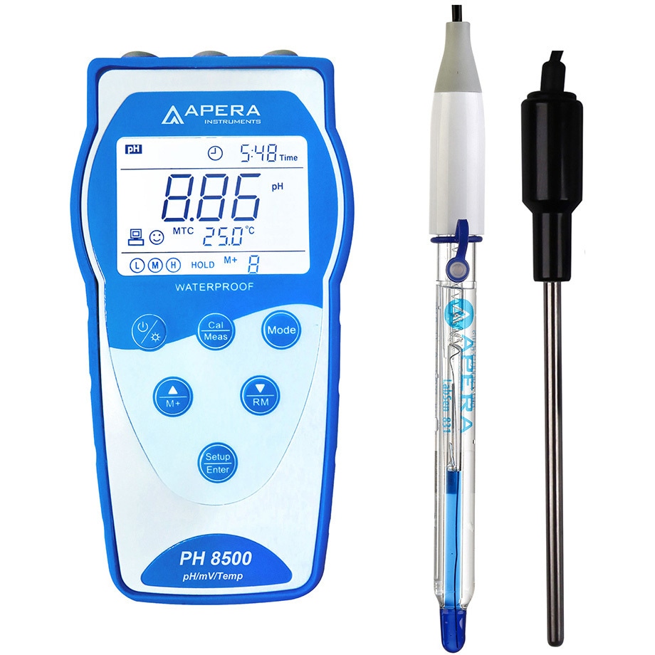 PH8500-HF PH8500-HF データ管理機能付き 強酸/フッ酸含有サンプル向け ポータブル式pH計 LabSen 833標準付属 1セット Apera Instruments(アペラインスツルメンツ) 【通販モノタロウ】