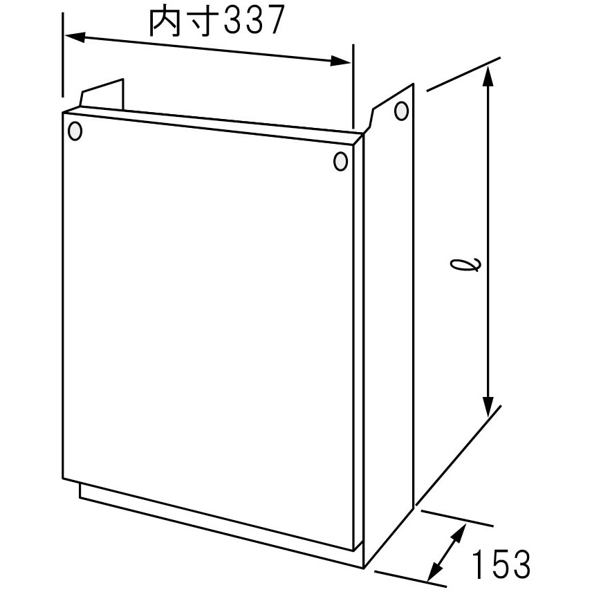 H33-K 1200 ノーリツ 配管カバー