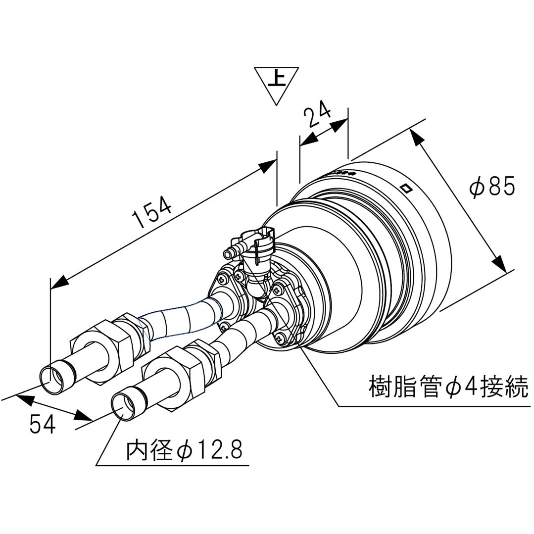 ノーリツ 循環アダプタ MB2-1-SF ノーリツ ガス給湯器部材