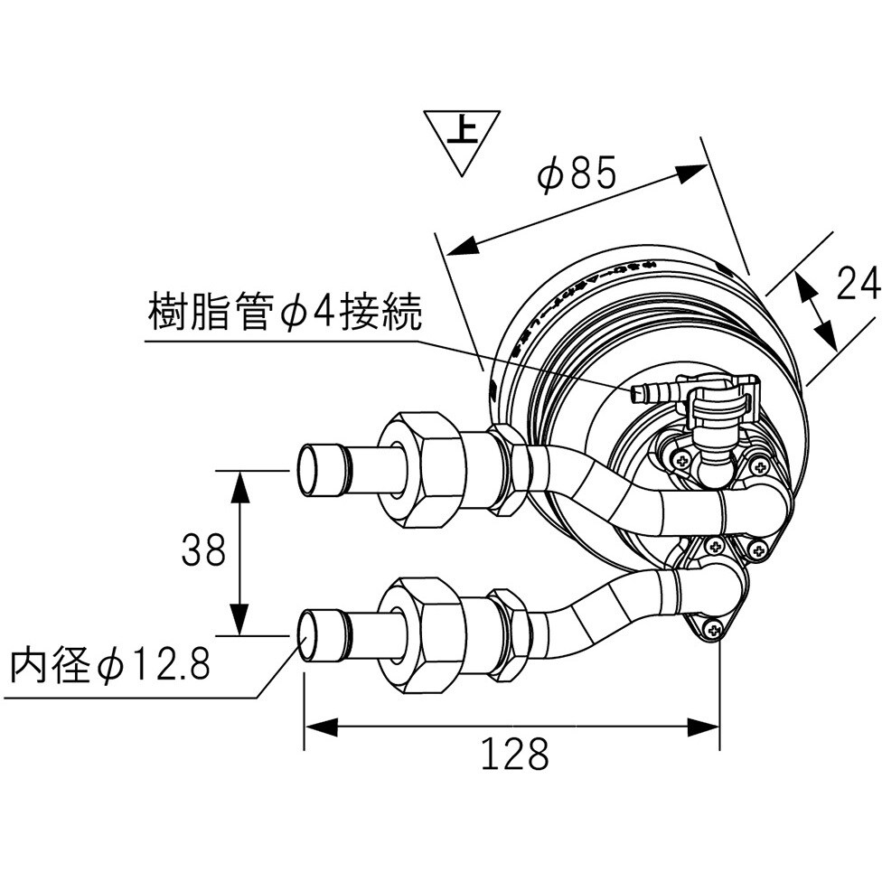 MB2-1-TLR マイクロバブル循環アダプター 1個 ノーリツ 【通販サイト