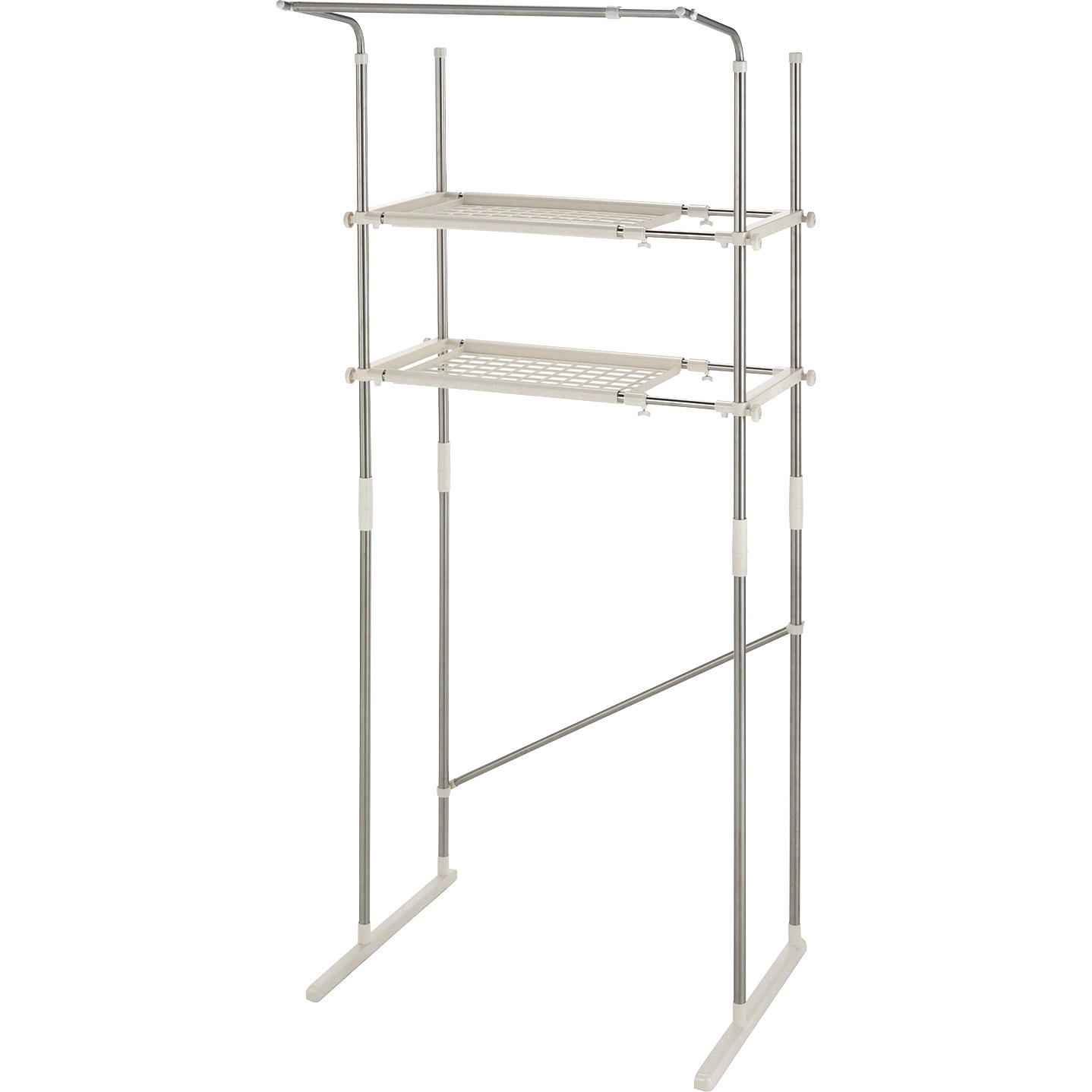 SSR-40 ステンレス洗濯機ラック 積水樹脂商事 寸法70～91×62×185cm 1個 SSR-40