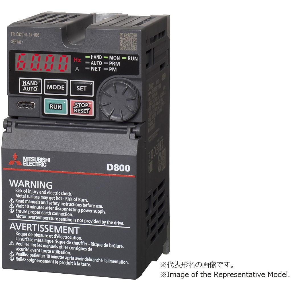 FR-D820-0.2K-014 インバータ FR-D800シリーズ 3相200V 1台 三菱 FR-D820-0.2K-014 インバータ FR-D800シリーズ 3相200V 1台 三菱