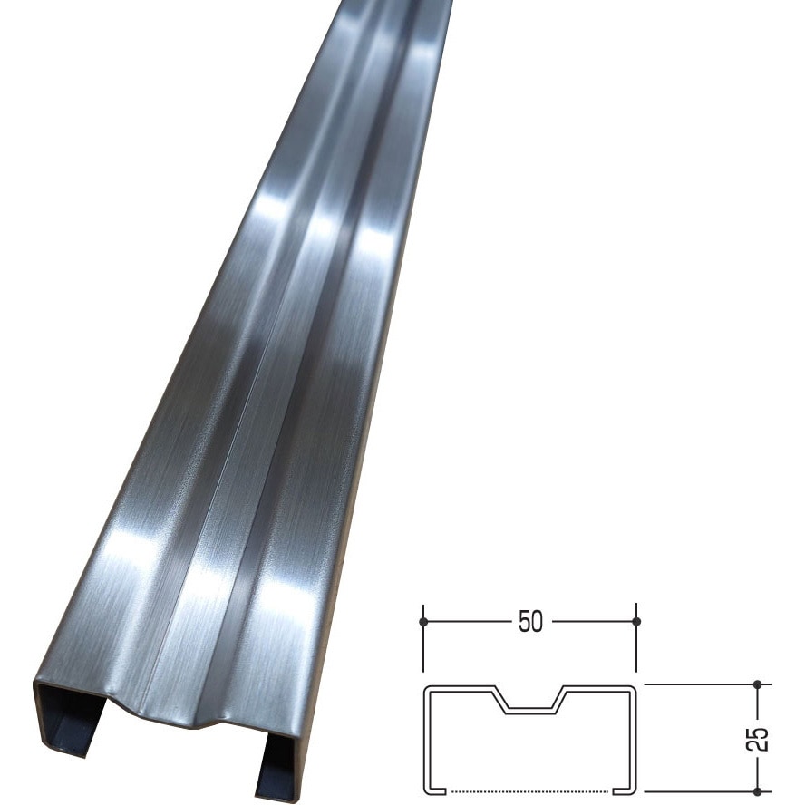 M-50S イーグル Uステン敷居用レール 浜国 1本 M-50S
