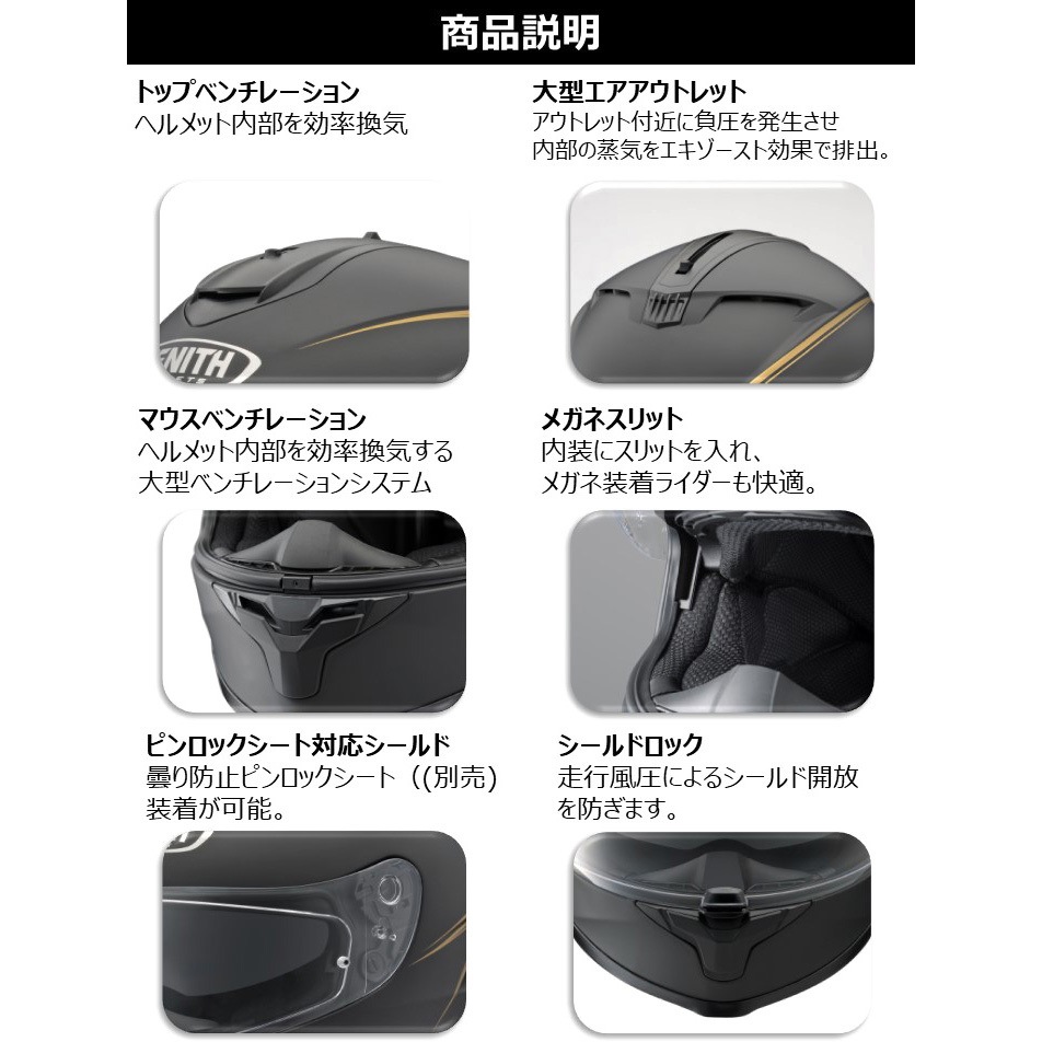 907911790M YF-9 ZENITHフルフェイス スポーツストライプ 1個 YAMAHA