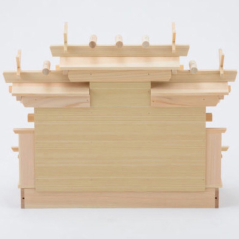 4993896903431 神棚 屋根違い三社 本金具 神棚の里 小サイズ 4993896903431 神棚 屋根違い三社 本金具 神棚の里 小サイズ