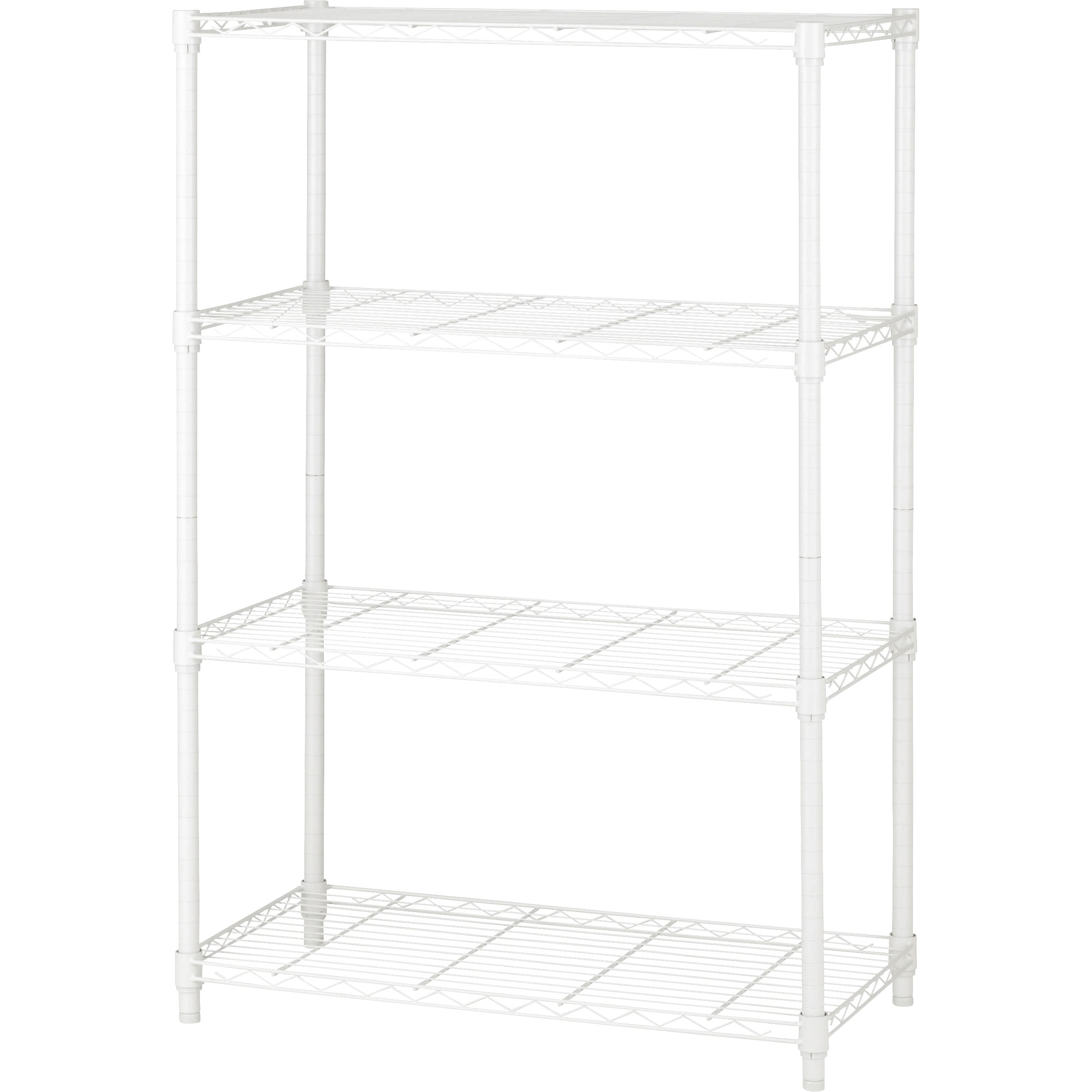 EHE80124WH ルミナス ラテ フリーラック W80 4段 Luminous(ルミナス) ホワイト 別売キャスター 奥行410mm  EHE80124WH