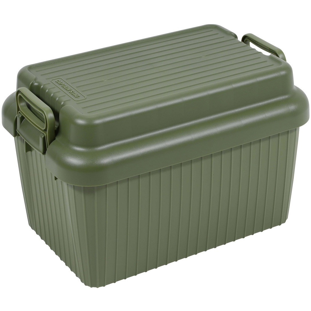 UL-1070 タフコンテナ47 CAPTAIN STAG 耐荷重80kg グリーン色 外寸(幅