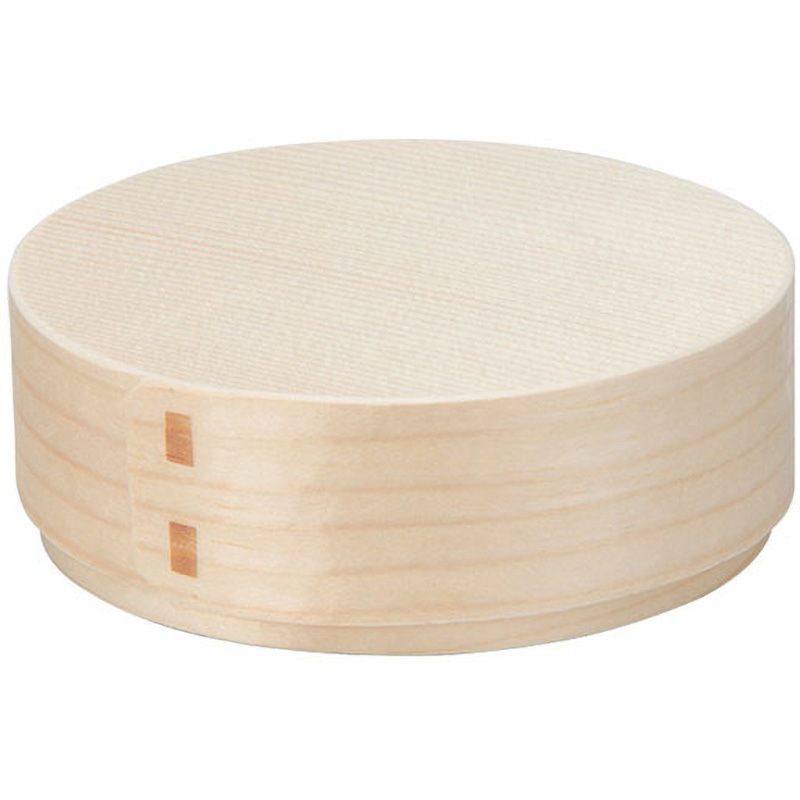 丸9 経木ワッパ アサヒグリーン 1段 木目色  1ケース(17枚×25袋)