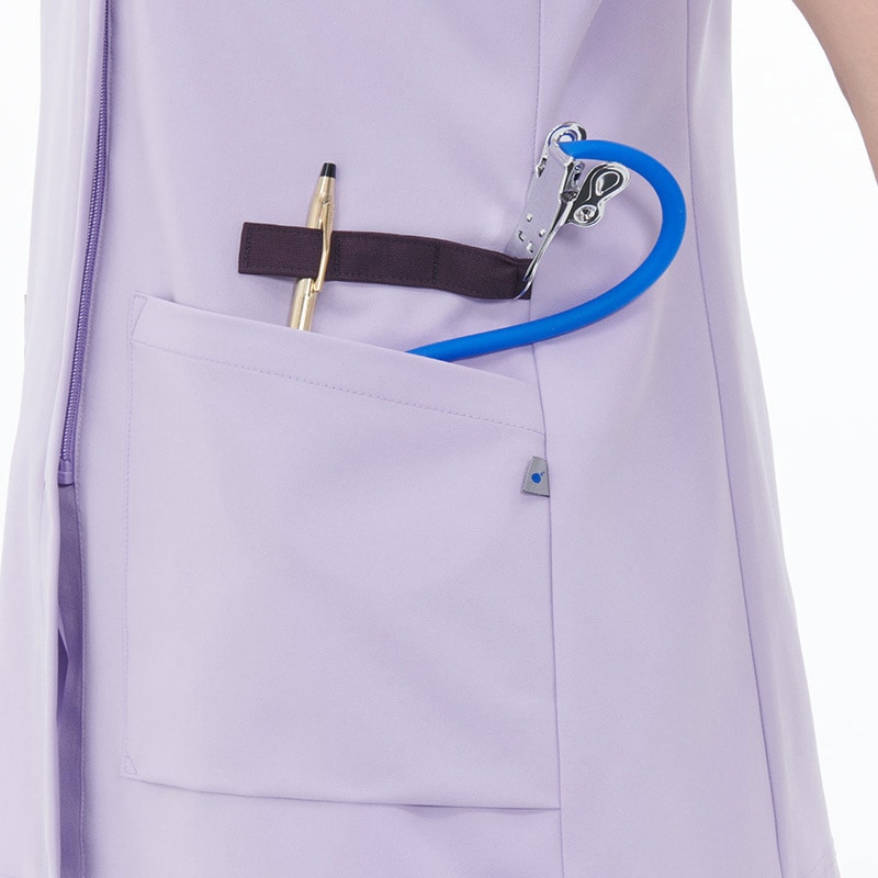 JY-1322 男女兼用スクラブ JY-1322 ナガイレーベン ピンク色 サイズL