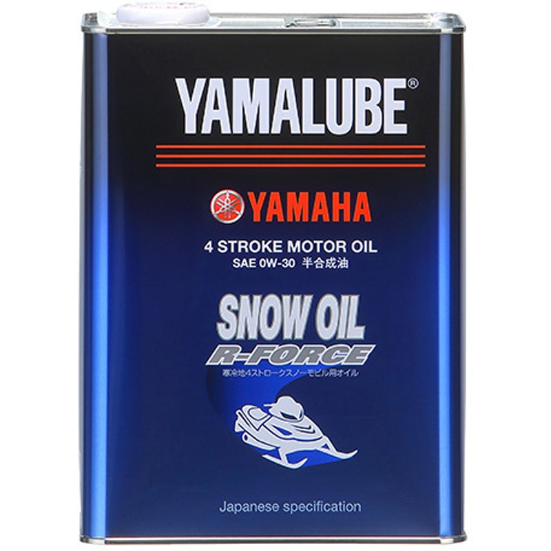 9079332417 ヤマルーブ スノーオイルR-FORCE 4L YAMAHA(ヤマハ) SAE:0W-30